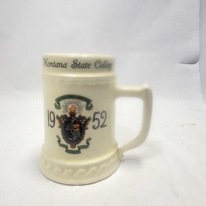 Vintage Montana State College 1952 Beer Stein